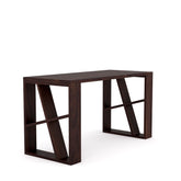 Maurice Solid Sheesham Wood Study Table (Plus, Walnut Finish)